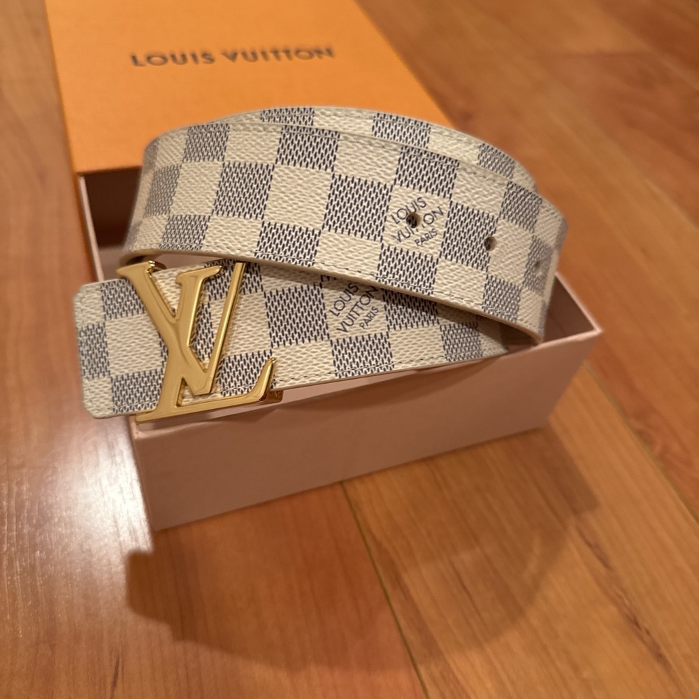 Louis Vuitton White Belt